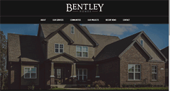 Desktop Screenshot of bentley-homes.com